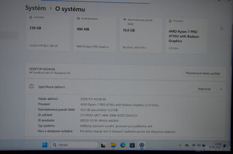 HP ELITEBOOK 845 G7 Ryzen 7/16GB/SSD 256GB M.2/záruka - 6