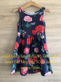 Dívčí šaty a sukně vel. 110 - 6