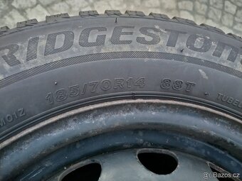 185/70/14 zimni pneu BRIDGESTONE CONTI FALKEN 185/70 R14 - 6