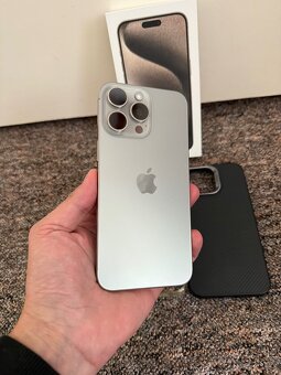Apple iPhone 15 Pro Max 512gb Natural. TOP stav, zaruka,obal - 6