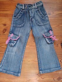 2x dívčí džíny 110 - 6