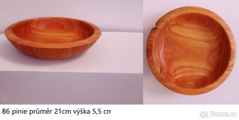 Dřevěné misky -krásný a praktický dárek - 6