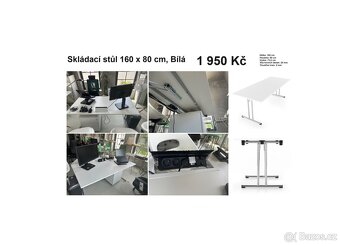 PRODÁM KANCELÁŘSKÝ STŮL SKLÁDACÍ - 6