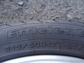 Prodám sadu Orig ALU kol Opel 215/50R17 letní - 6