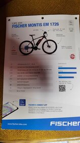 Prodám horské Elektro kolo Fischer Montis - 6