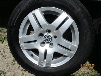 Alu kola 5x100 R15 pneu letní 195/65 R15 - 6