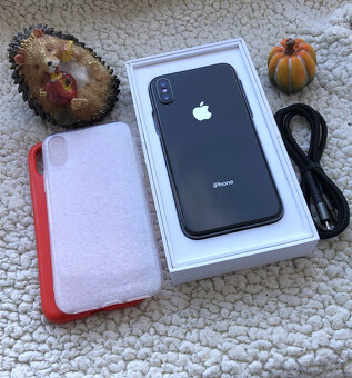 NEVÍDANĚ ZACHOVALÝ – Apple iPhone X 64GB Gray - TOP - 6