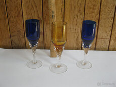 Retro skleničky,na víno,košíčky, retro věci na chalupu,JUPI - 6