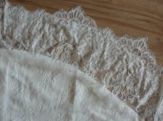 Svatební krajkové šaty vel. 36 - 38 - 6