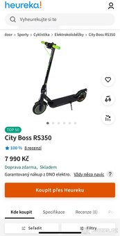 Elektrokoloběžka City Boss RS350 - 6
