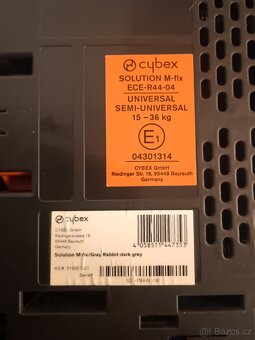 Dětská autosedačka - CYBEX Silver Solution M-Fix - 6