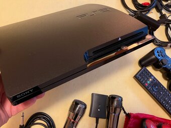 PS3 500GB, BUZZ, PS3 Move, ovladac, mikrofony... Jailbreak - 6
