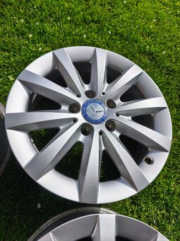 Originální alu kola Mercedes r16 5x112 třída A B - 6