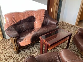 Kožená sedací souprava 3+1+1 - 6