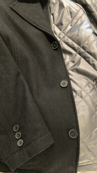 Pánský zimní vlněný kabát velikost M - 6