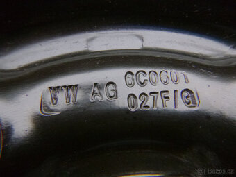 Plechové disky kola originál Škoda VW 5x100 6Jx15 ET38 - 6