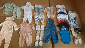 Balík oblečení miminko kluk vel 52-80 - 6