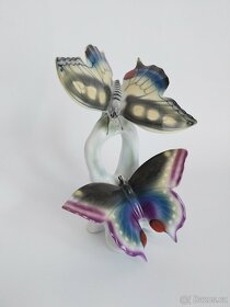 Sběratelská porcelánová figura - motýli - GEROLD - 6