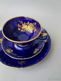 Porcelánový čajový sady Echt Kobalt Vohenstrauss Seltmann - 6