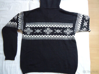 Teplý vlněný svetr Poolman, vel. XL, scandinávský vzor - 6