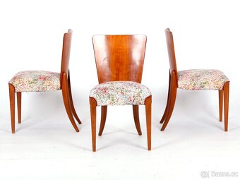 J.HALABALA, 4x přečalouněné jídelní židle. - 6