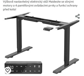 Nový výškově nastavitelný elektrický stůl MAIDESITE T2 PLUS - 6