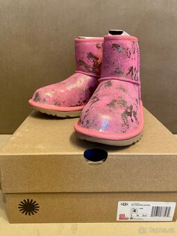 Nové kotníkové boty UGG - vel.36 - dívčí - růžové - 6