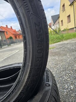 Sada letních pneu téměř nejetych 7,1 až 7,3 mm dvorozmer r19 - 6