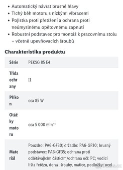 Elektrická bruska na broušení řetězů Parkside - 6