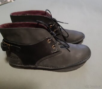 kožené kotníkové boty - 6