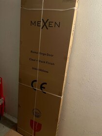 Nový sprchový kout Mexen Roma černý 100x90 cm - 6
