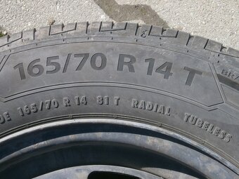 2xObutá letní sada na ŠKODA FABIA 1 BARUM 165/70 R14 - 6