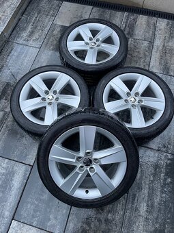 5x100 215/45 R16 letní sada - originál Škoda - 6