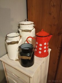 Bílá smaltovaná bandaska - 6