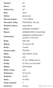 Dívčí kolo GT 20" - 6