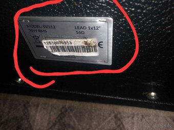Prodám Marshall kytarový zesilovac + bednu - 6