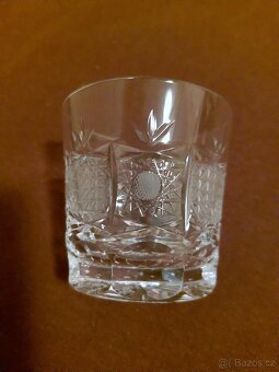 Broušené skleničky na Whisky a kompt.misky. - 6