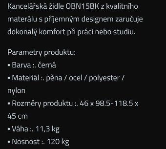 Nová kancelářská židle - 6