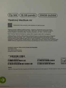 Apple Macbook Air M4 16/256. 3r zaruka iStores.Vsechny barvy - 6