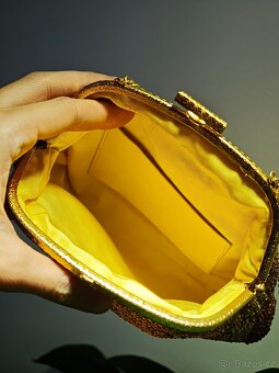 Vintage korálková kabelka+ původní krabice ŽFS - 6