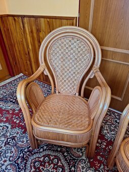 Ratanová křesla a stolek - 6