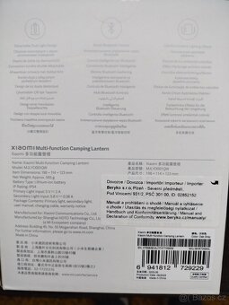 Multifunkční kemping. svítilna Xiaomi model MJLYD001QW -nová - 6