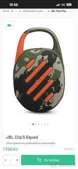 reproduktor jbl clip 5 - 6