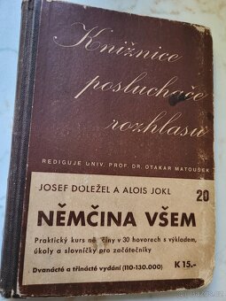 protektorátní čítanka a učebnice němčiny - 6