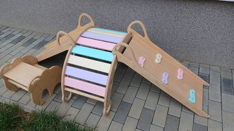 Dětská Montessori houpačka celobuková - 6