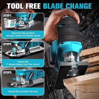 Přímočará aku pila 18V - skladem - 6