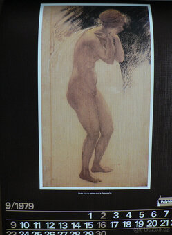 Kalendář V. K. Mašek, maska, KHB obrázek, prospekty - 6