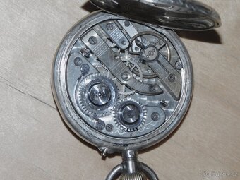 Stříbrné kapesní hodinky tzv. Mlynářky - plně funkční - 6
