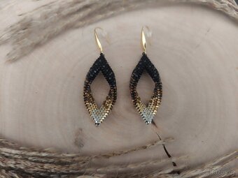 Náušnice ve tvaru listu - 6