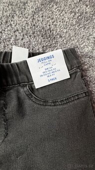 H&M džínové kraťasy černé 134 - 6